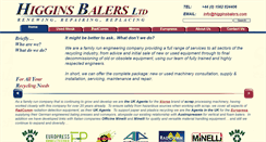 Desktop Screenshot of higginsbalers.com